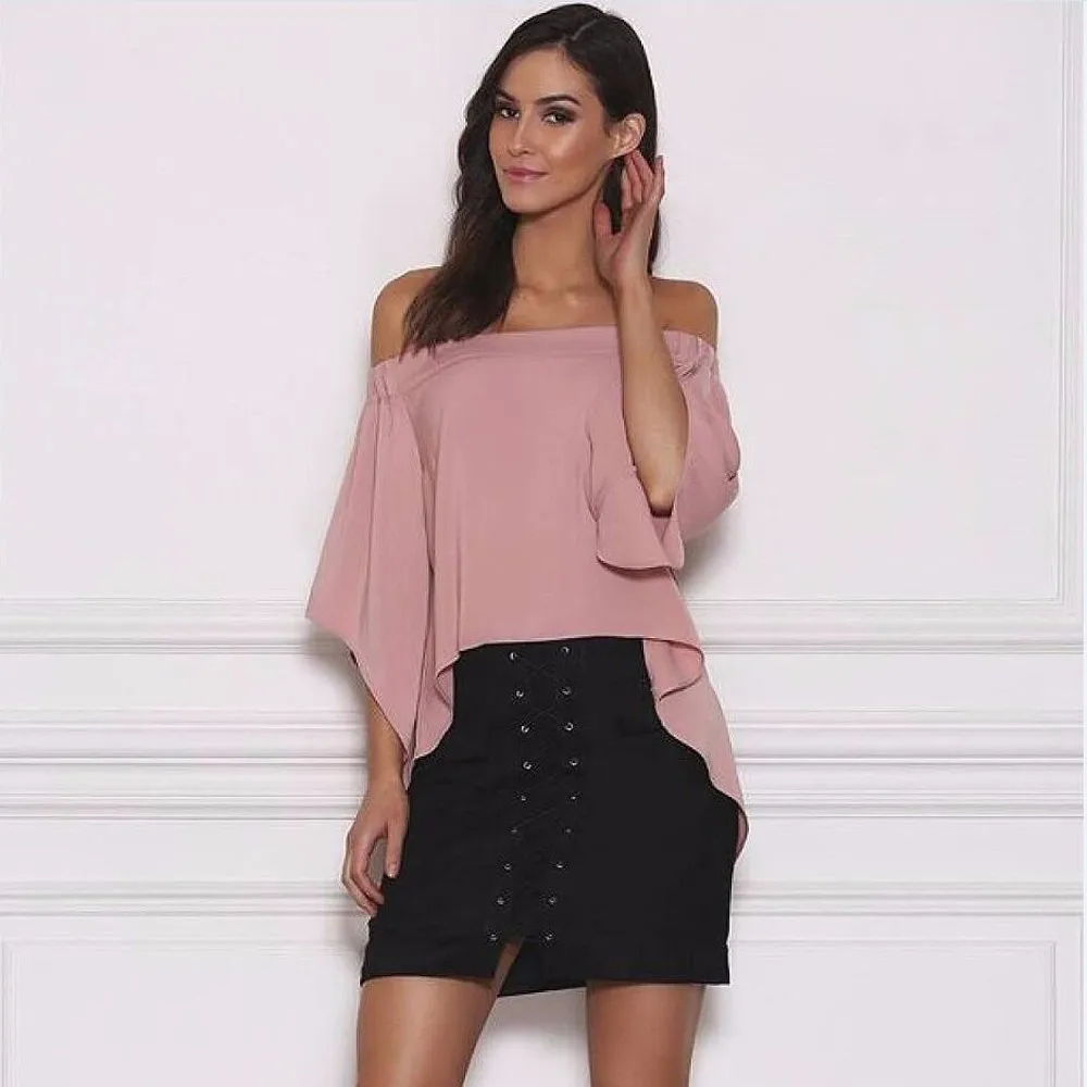 Женская Осенняя мягкая замшевая юбка на шнуровке, винтажная серая тонкая розовая короткая юбка с высокой талией, черная зимняя облегающая юбка-карандаш