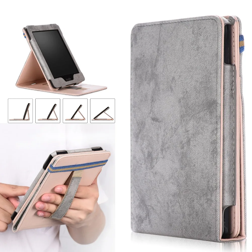 Kindle Paperwhite 1 2 3 4 Case E book Cover 2015 2017 2018 PU