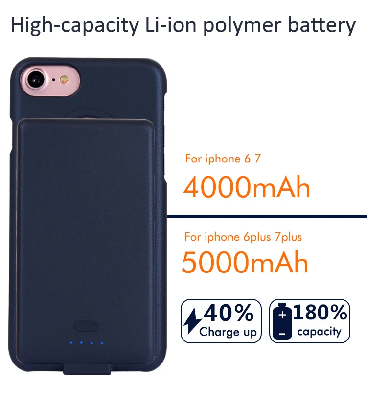 Battery charger cases for Apple iphone 6 7 6plus 7plus (4)