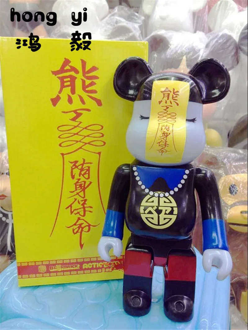 

New Style 400% Bearbrick Zombie Be@rbrick Boxed Hand(Head and hands are luminous) AG493