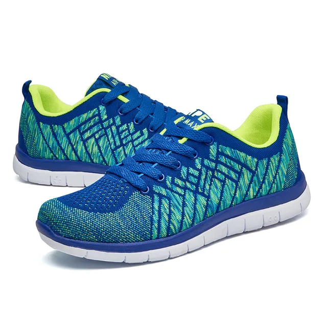 DQG Brand Running Shoes For Men Lightweight Breathable Sports Shoes Men