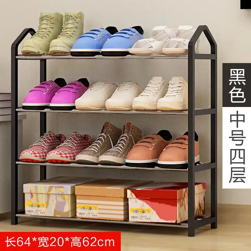 Простая домашняя экономичная Многоуровневая стойка для обуви dormitory Пылезащитная обувь для хранения пространства в сборе маленькая полка для обуви - Цвет: NO7