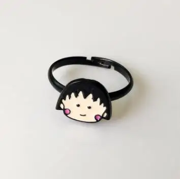 Chi-bi Maruko, мультяшное кольцо для косплея, Bad Марка Badtz Maru, поросенок, тигр, аниме, модные милые Регулируемые кольца для женщин, детские игрушки на палец - Цвет основного камня: 1