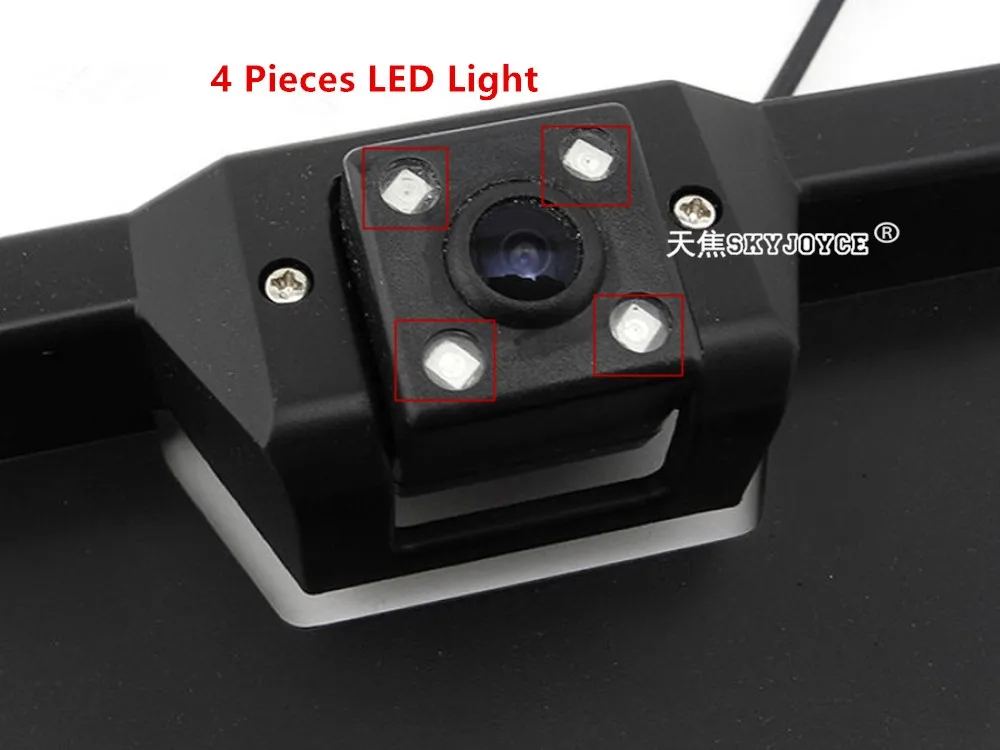 Black  Silver CCD HD rear view camera Lada Granta Kalina Largus Priora car camera Russia European license plate frame camera  (11)