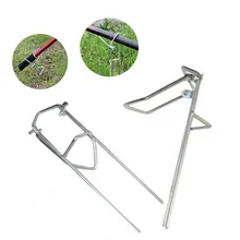 Outside Protable Adjustable Stand Spring Fishing Rod Relaxation Holders Sea Seashore Fishing Rod Rests Tripod Stand Fishing Rod Relaxation