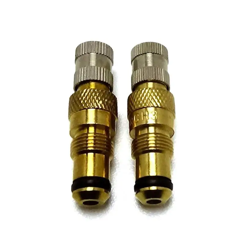Gold 2 шт. воздушный воды бескамерный клапан стеблей колеса RimTFor клапаны серии TR218, 220, 618, 621 и TRJ - Цвет: Gold