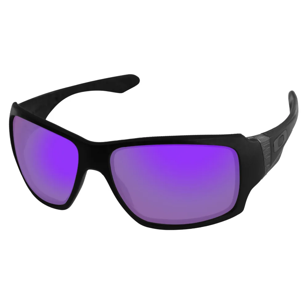Papaviva плазменный фиолетовый зеркало поляризованные Сменные линзы для больших Тако солнцезащитные очки Рамка UVA и UVB Защита