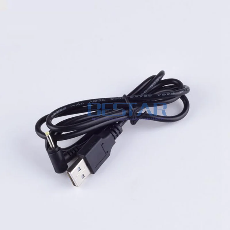 DC Elbow Power cable USB To DC 2.5*0.7mm Jack Right Angle L shape 1M Charging Cable