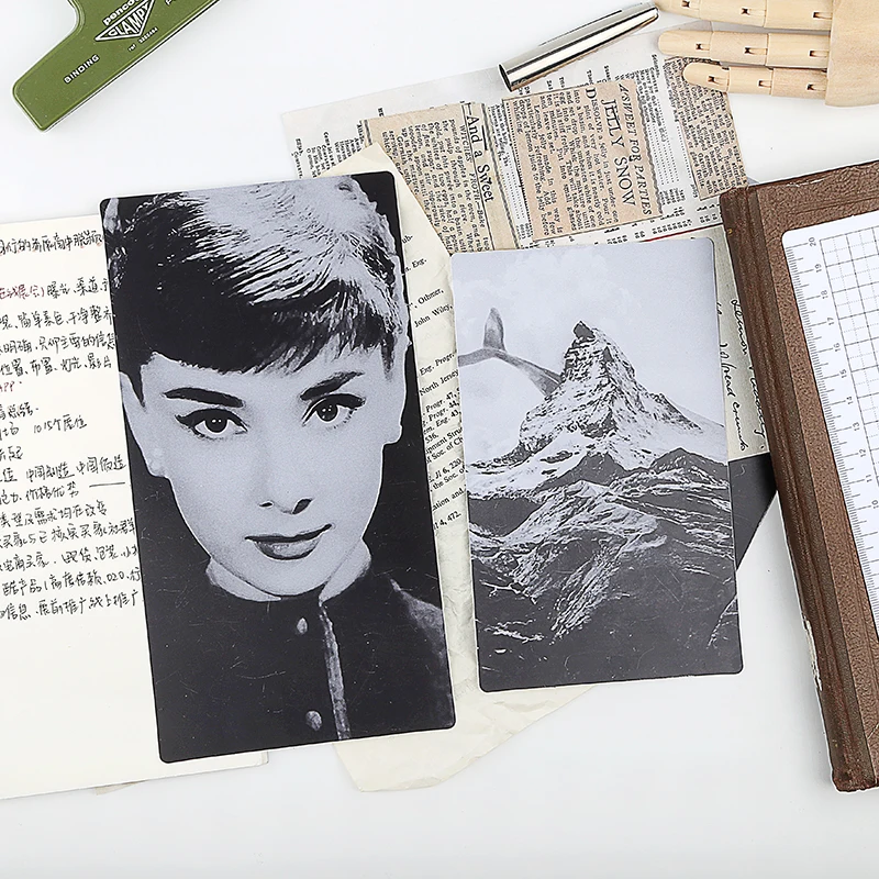 Creative Travelers Notebook Accessories Writing Plate Mat Ruler Diary Divider For Midori Planner Vintage Hebborn Whale Printing