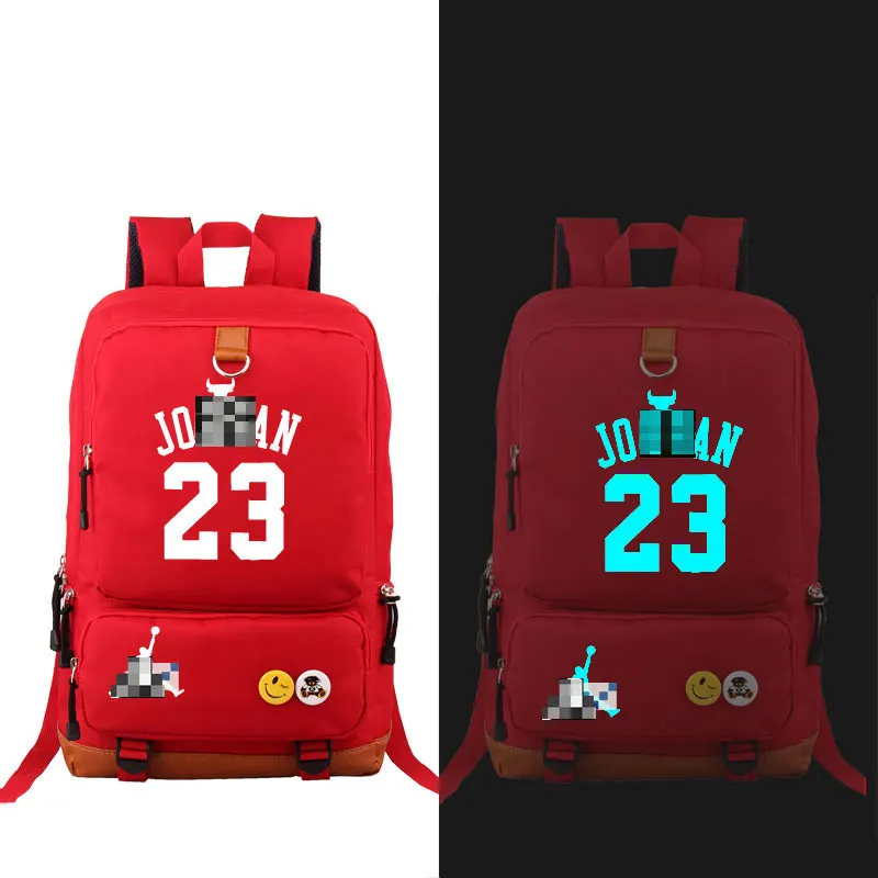 red michael jordan backpack