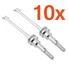 10 пар стальной металлический передний приводной вал CVD 0090 для WLtoys 12428 12423 1/12 RC автомобиль гусеничный короткий ход грузовик запасная Замена