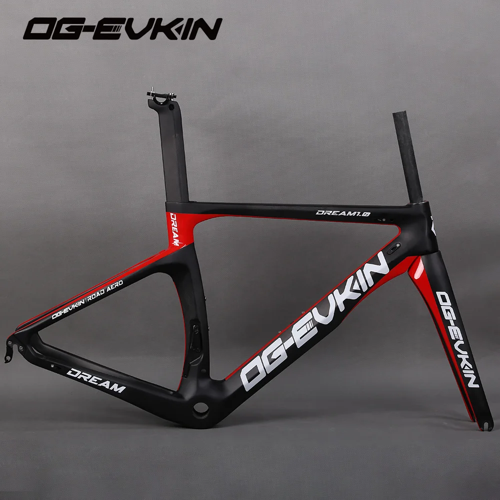 OG EVKIN Cycling Full Carbon Bicycle Frame Light Weight 3K Glossy Matt