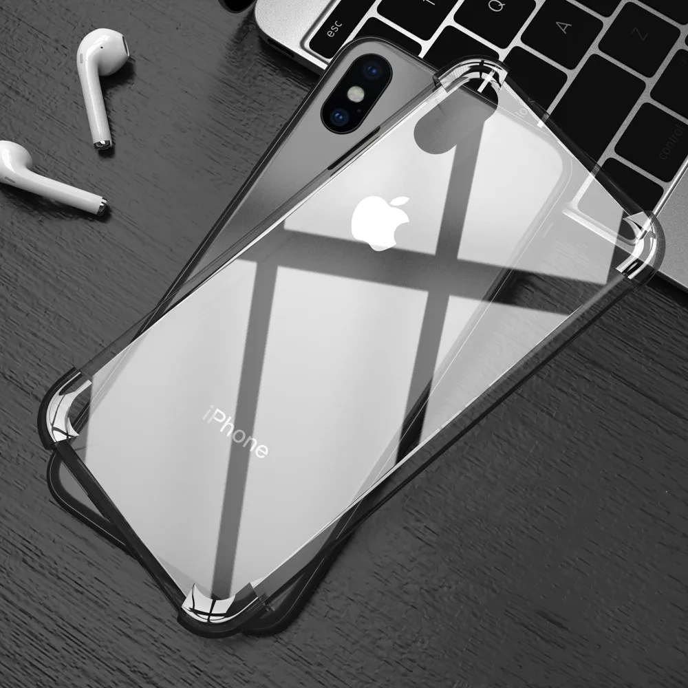 Для Coque iPhone 6 6s резиновый корпус ТПУ Силиконовая задняя крышка покрытия для Funda Plus 7