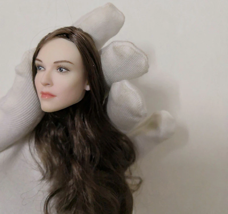 Модель 1/6 года. Модель Ellen Page для женщин. Модель для вырезания головы девушки. Модель для 12 дюймов. Коллекция экшн-фигурок. Игрушки-куклы в подарок