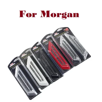 

2PCS Car Stickers Simulation Vents Shark Gills Outlet Side For Morgan 3 Wheeler 4 Seater 4/4 Aero 8 Aero Coupe car styling