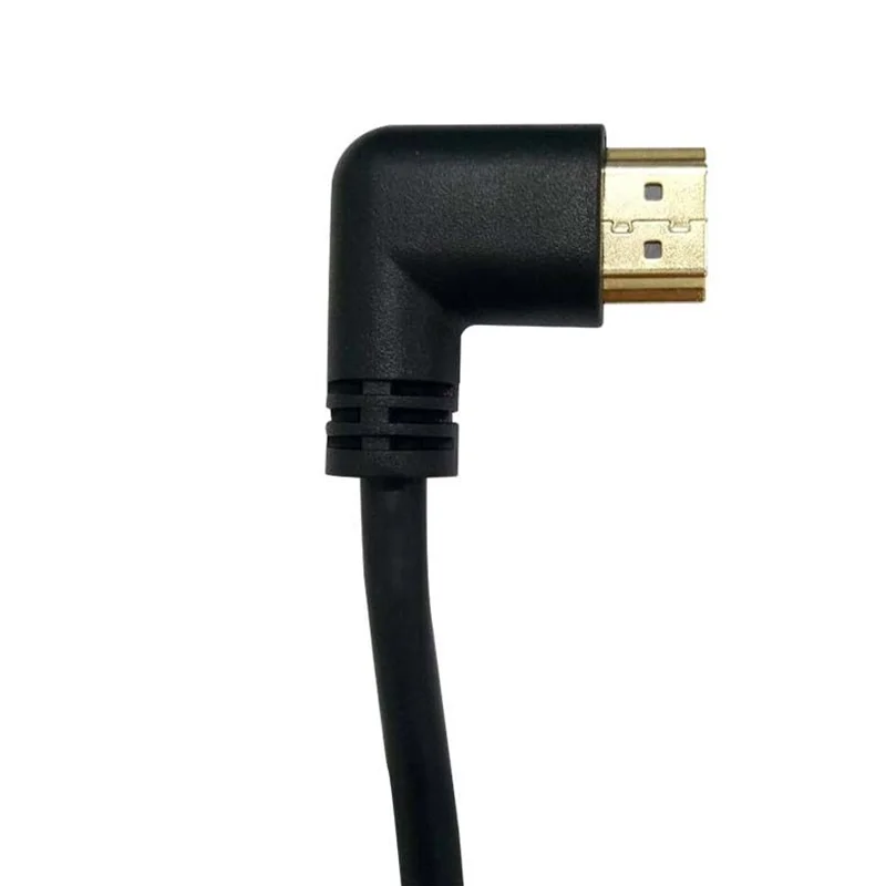 Черный 15 см 1080P 4K прямоугольный HDMI 2,0 кабель «Папа-папа» для xbox HDTV DVD видео