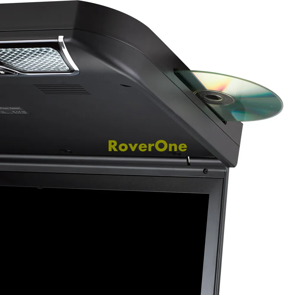 

RoverOne 13.3'' HD Resolution Flip Down Overhead Ceiling Roof Mount Monitor DVD Player 1080P Video USB SD HDMI MP5 Wireless Game