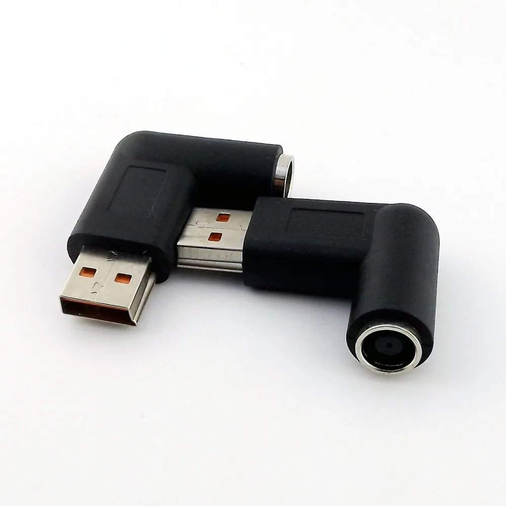 1 шт. 7,9x5,5 мм Женский на особый USB Мужской зарядное устройство постоянного тока адаптер 90 градусов угловой для lenovo Yoga3 PRO 4