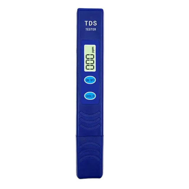 Special Offers High Quality Deep Blue High Quality Portable Pen Digital TDS Meter 2 Key 0-9990PPM Filter Measuring Water Purity Tester 40%Off