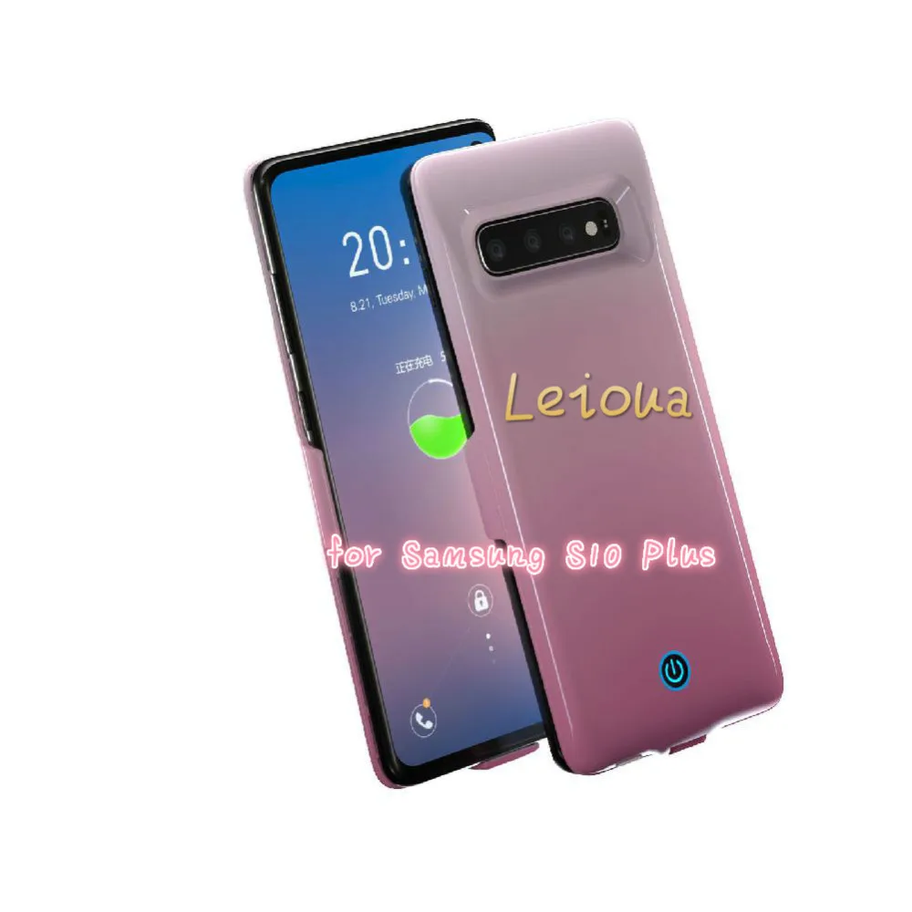 Leioua 7000 мАч, новинка, для samsung Galaxy S10, S10E, Дополнительный внешний аккумулятор, чехол для зарядного устройства, для samsung Galaxy S10 Plus - Цвет: For S10 Plus