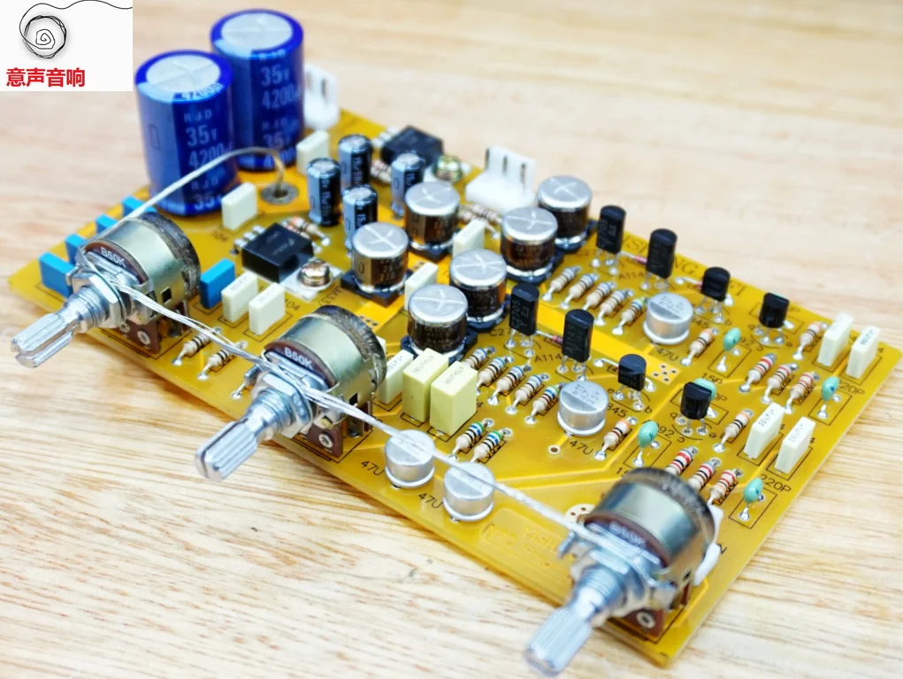 Assembeld Fully Separation HIFI Tone Preamp Board Base On