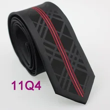 YIBEI Coachella Мужские галстуки тонкий черный диагональными полосками тонкие галстуки красные вертикальные полосы Cravatta узкие черные границы шеи галстук-бабочка