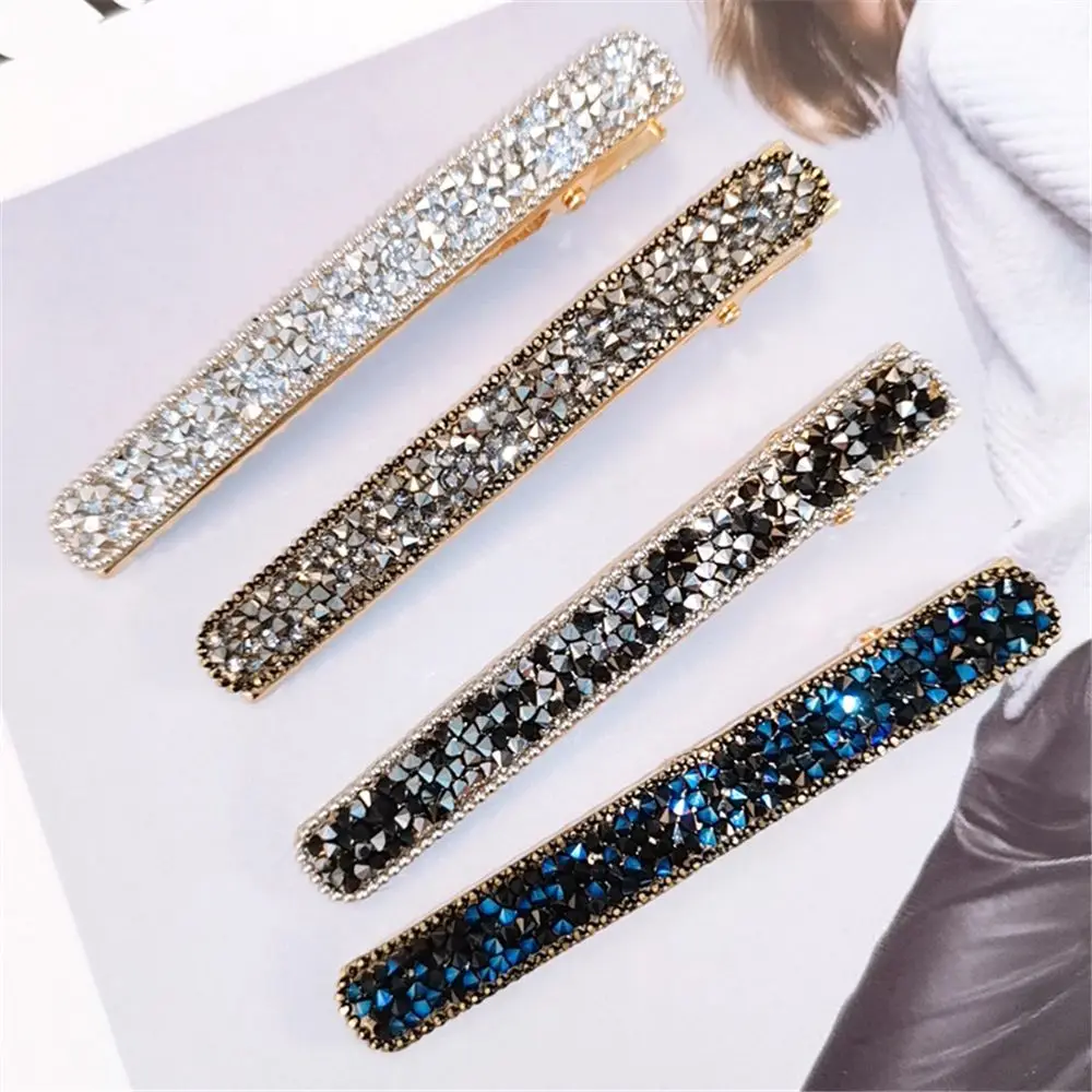 Women Shinning Crystal Leopard Print Hairpins Ladies Lovely Hair Clips Girls BB Clips Barrettes Girl Hair Accessories Gift