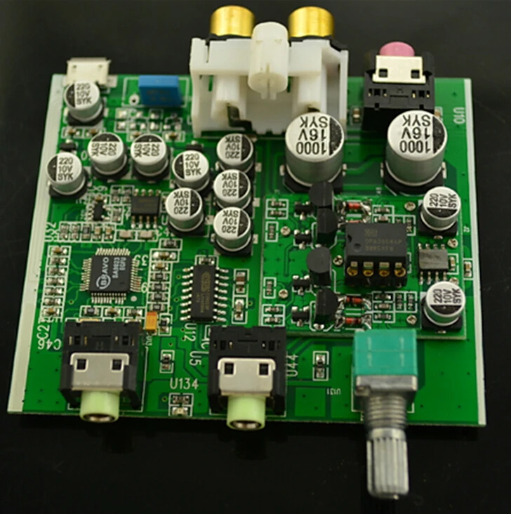 Mini Integrated USB DAC Audio Decoder Stereo Headphone Amplifier HiFi Sound Card
