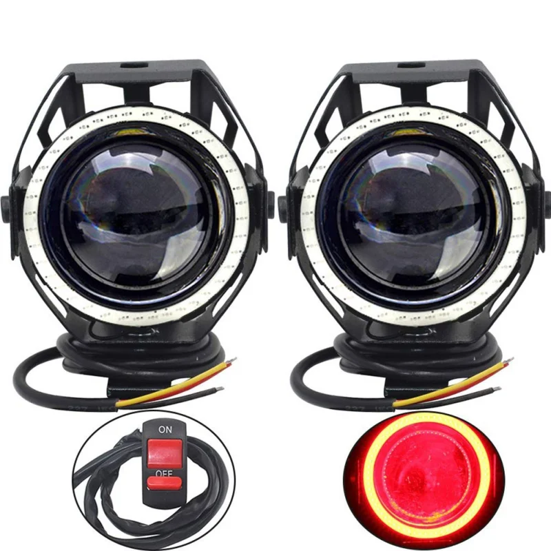 

U7 U5 Motorcycle Angel Eyes Headlamp Drl Spot Lights Led Lamp Accessories Fog Light Signal Lamp For Trucks Motorcycle