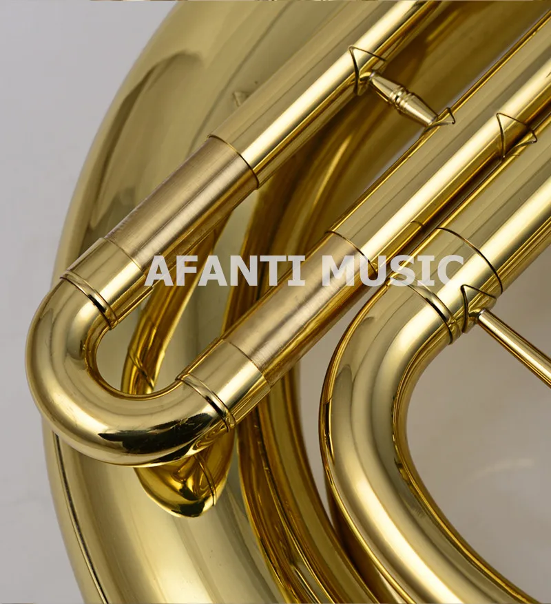 Afanti Music Bb tone / Yellow Brass / Gold Lacquer Baritone (BAR-1012)