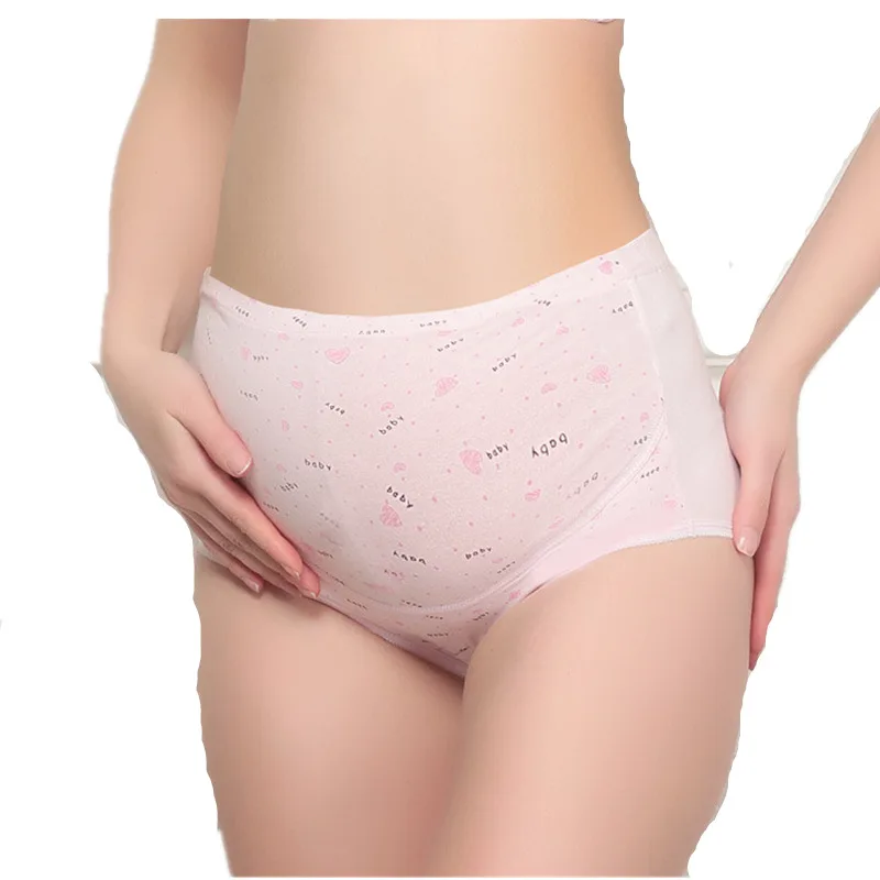3PCS/Lot Cotton Maternity Panties High waist Briefs underwear for