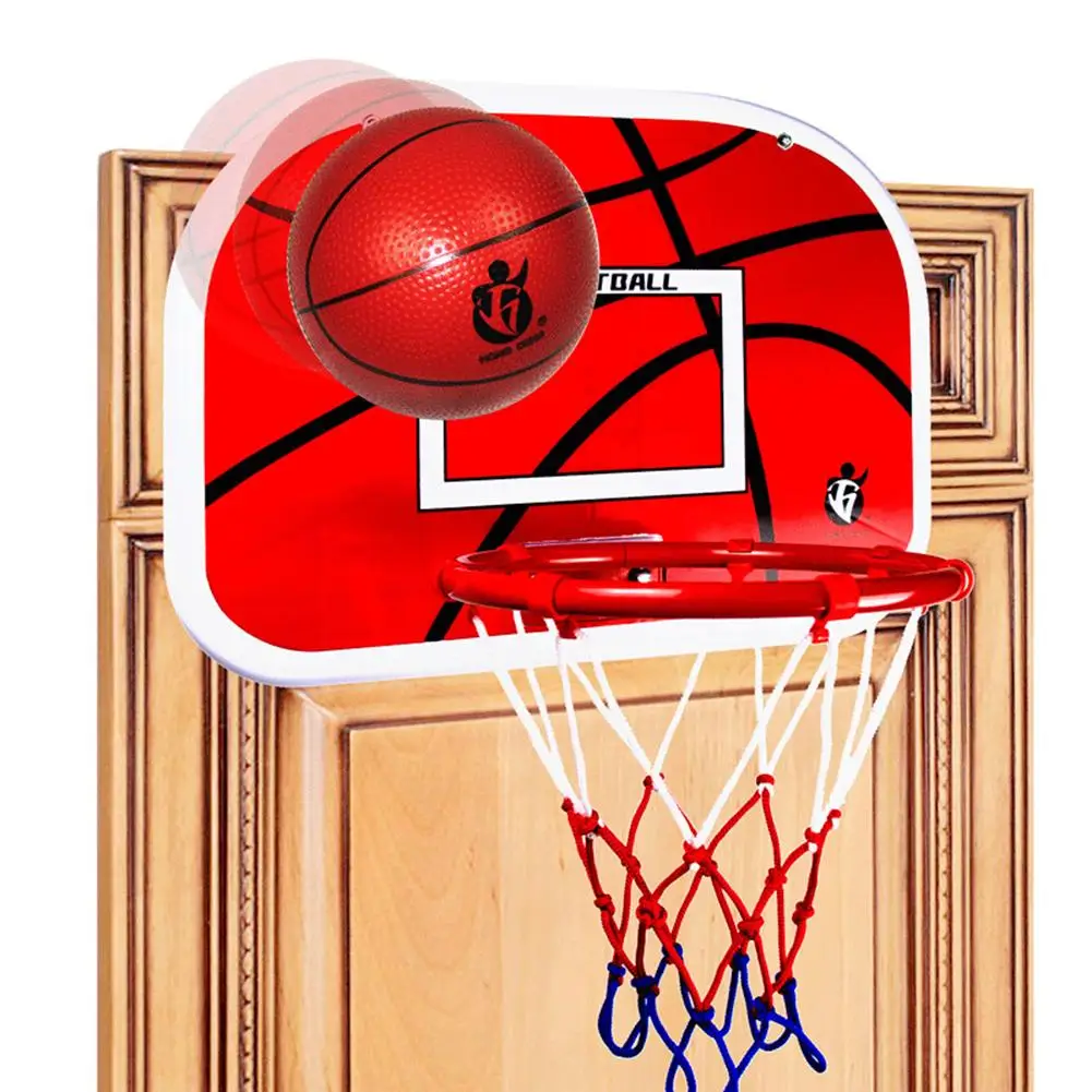 Children Mini Wall Mounted Basketball Backboard Hoop Net Ball Pump Sport Toy Children Kids Game
