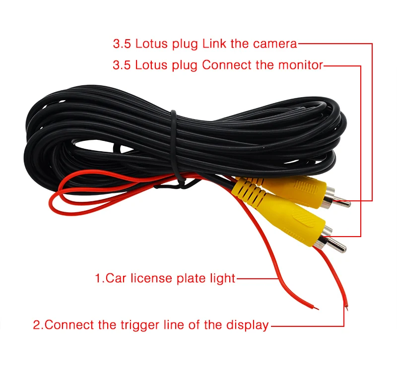 SKYJOYCE Rear View Car Camera Monitor 4.3 HD CCD Reverse Backup Camera 24V 12V Black Silver Auto Rear parking guide Camera LED (1)