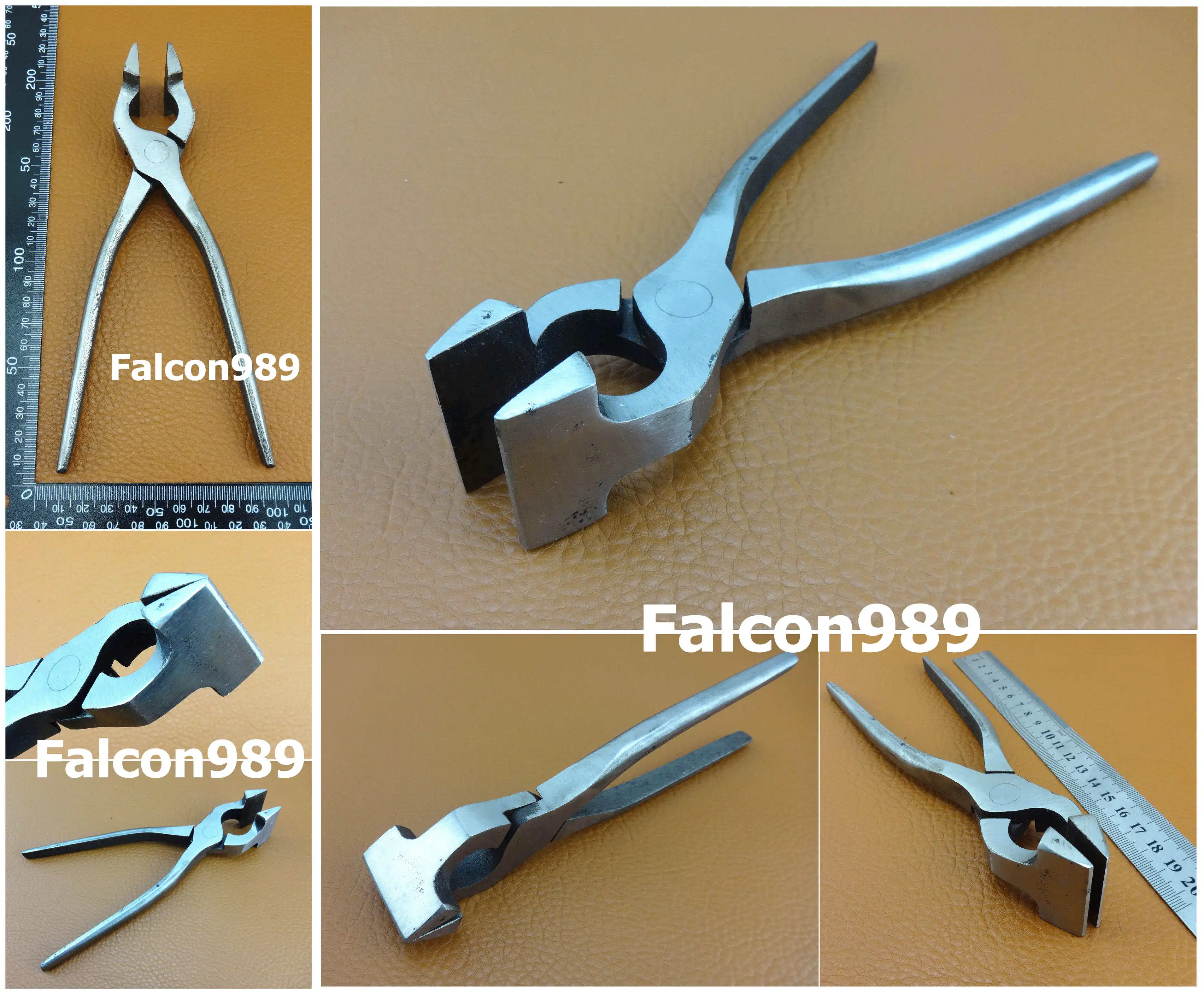 

BAG WALLET STRETCHER PLIERS UPHOLSTERY LEATHER WORK COBBLER'S MAKER'S TOOL Sewing Stitching Carving Stamping Knife Cutter Punch