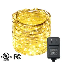 15 м 300 светодиодный серебряной проволоки пилы для резки многоцветный светодиодный гирлянды светодиодные огни декоративные открытый Рождество светодиодная гирлянда+ сертифицированный UL/адаптер ce