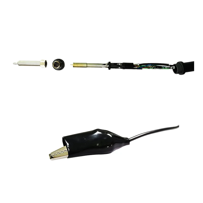 XJF5000 90W DC Digital Lead-free Soldering Station Iron Welding Machinery High Frequency Eddy Current Temperature Adjustable