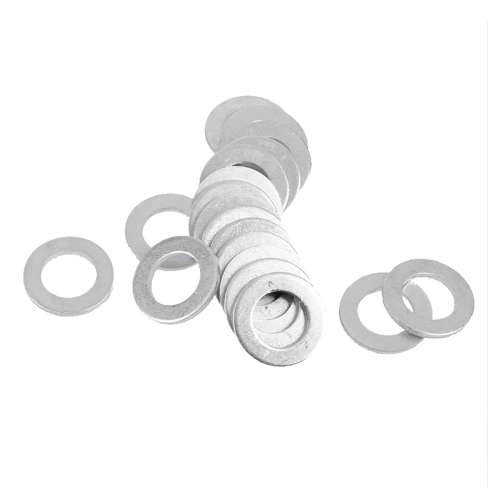 Brand New Premium Aluminum Oil Drain Plug Washers; Crush washers designed for a solid seal;