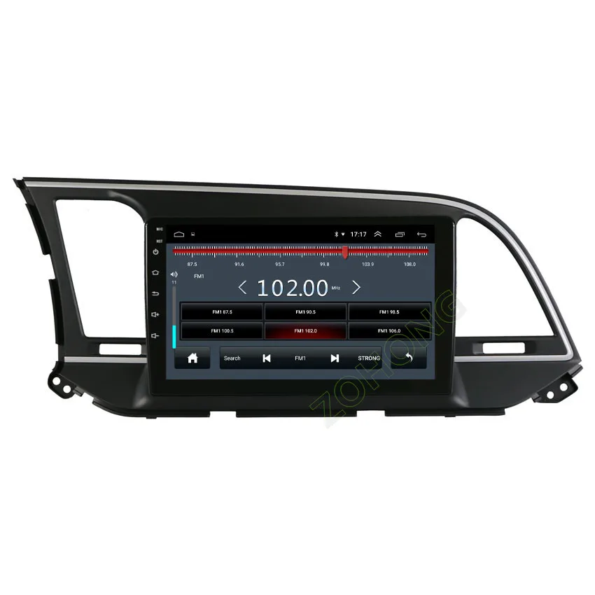 Clearance 2.5D Android8.1 car dvd Multimedia player for Hyundai Elantra 2016 2017 2018 auto GPS navigation CAR Radio Stereo recorder WIFI 2