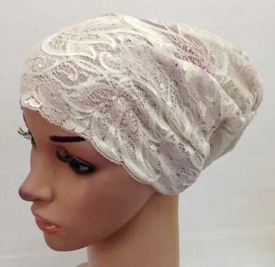 inner silk hijab cap