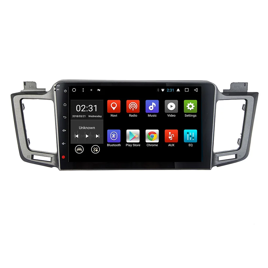 Excellent Asvegen Tesla 10.2 inch 2G+32G HD Touch Screen Android 7.1 Car DVD GPS Audio WIFI Bluetooth Multimedia For Toyota RAV4 2013 2