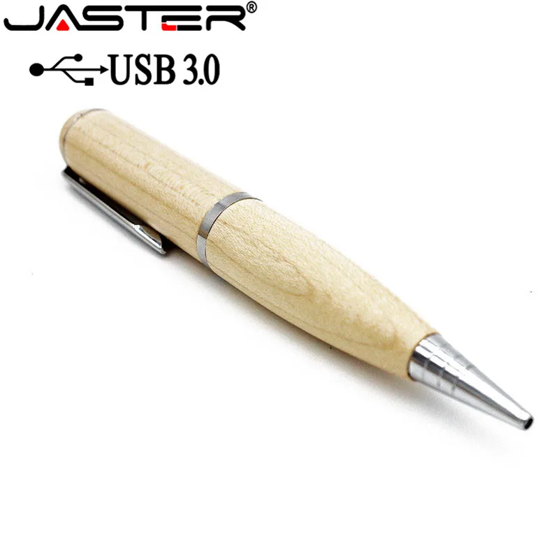 JASTER деревянные шариковая персональный подарок деревянная ручка USB флеш-накопитель u диска pendeive 4G 8 GB 16 GB 32 GB Модные подарки новое поступление