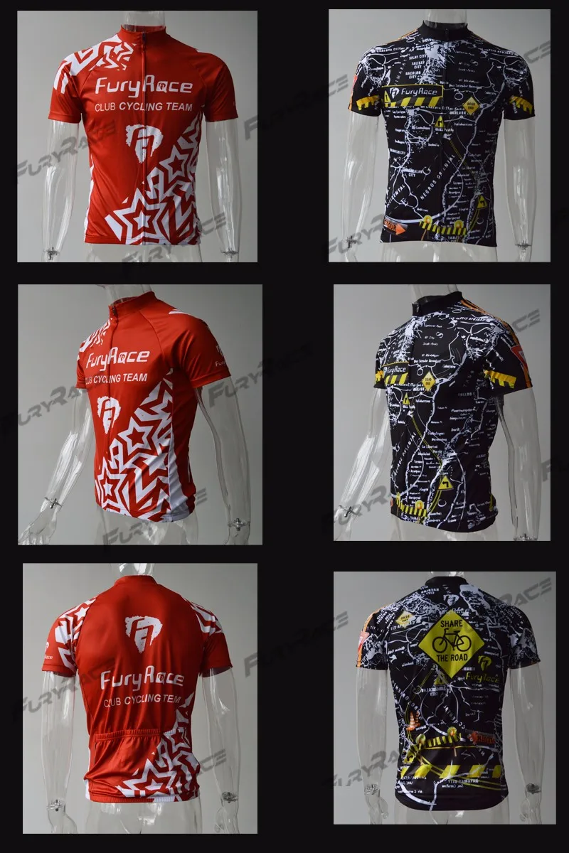 Фурия Race Для мужчин MTB DOWNHILL jersey100% полиэстер Мотокросс футболка мотоциклетные Велоспорт Велосипедный Спорт Майки велосипед Roupa Костюмы