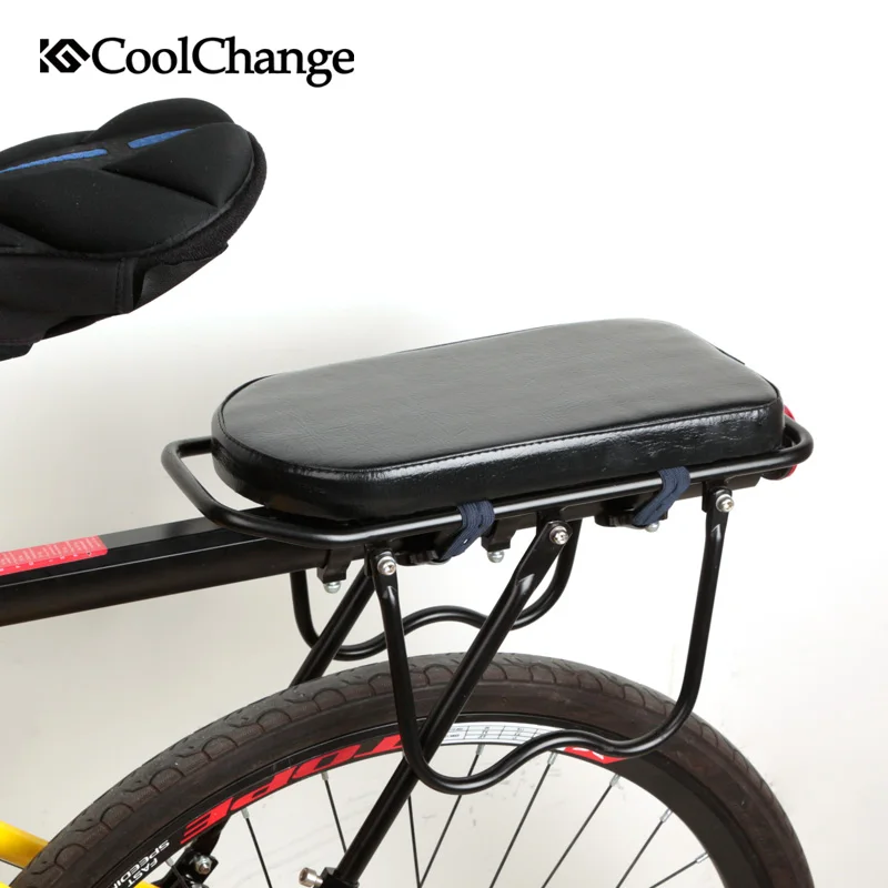 

CoolChange Bicycle Saddle Rear Seat Mat Child Seat Cover Bike Rack Cushion For PU Leather Rear Saddle Cover Bicycle Accessories