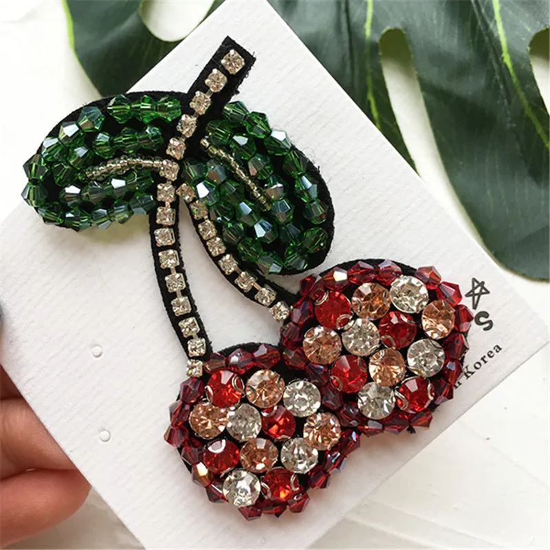DoreenBeads брошь с вишневым арбузом значки фруктами детский женский костюм рубашка