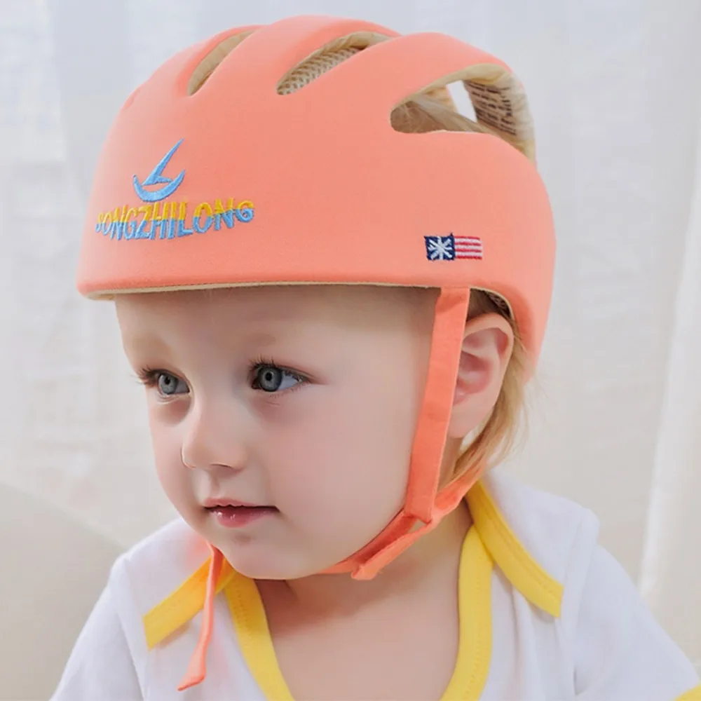 Детский шлем безопасности защитный шлем для детей девушки хлопок младенческой защиты шапки, детские головные уборы для мальчиков и девочек Кепки acete Infantil