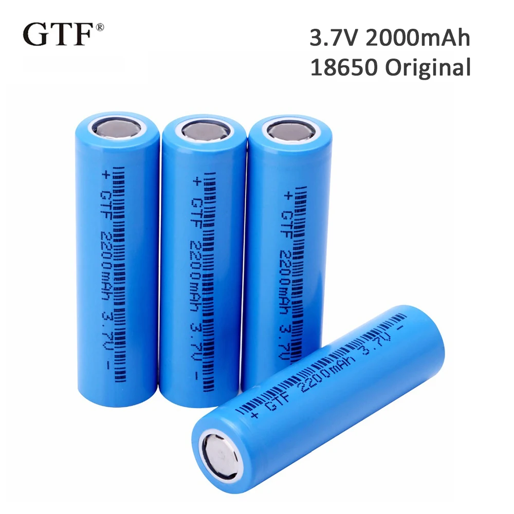 GTF-100-Original-Ncr18650-Li-ion-Rechargeable-Battery-real-capacity-2200Mah-3-7V-For-Panasonic-Flashlight