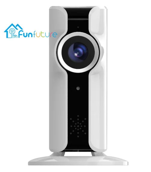 

Wireless Home Security WiFi IP Camera with Night Vision Remote Monitor 180 Degree Wide Angle 720P Indoor Panorama Camera