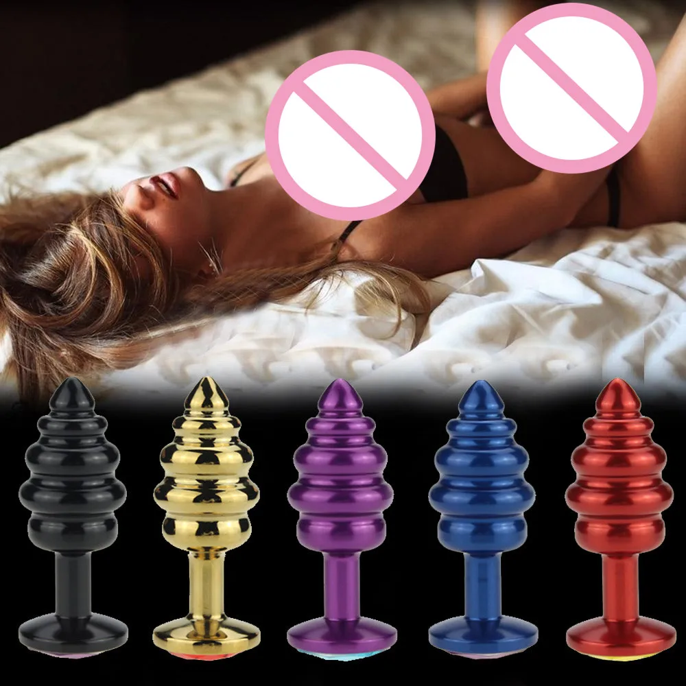 Anal plug Aluminum Alloy Plug Crystal Diamond Butt Sex Toys Tail Adult Products W314 |