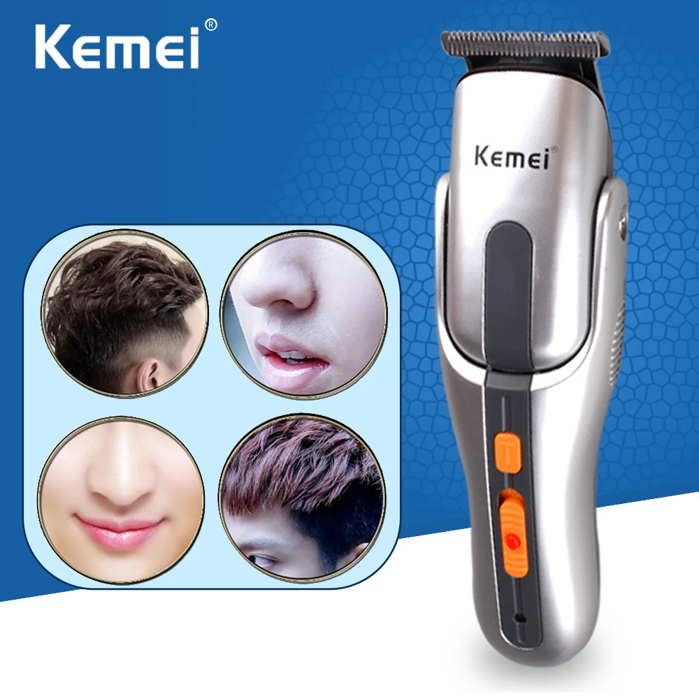 

Kemei Multifunction New Cutter Electric Hair Clipper Rechargeable Hair Trimmer Shaver Razor Cordless Adjustable Clipper