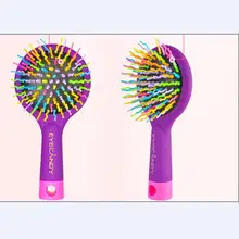 Облегчать Расчесывание Волос Уход два в одном Радуга объем Антистатическая Расческа с зеркалом как массаж на воздушной подушке расческа головы Массажная щетка для волос